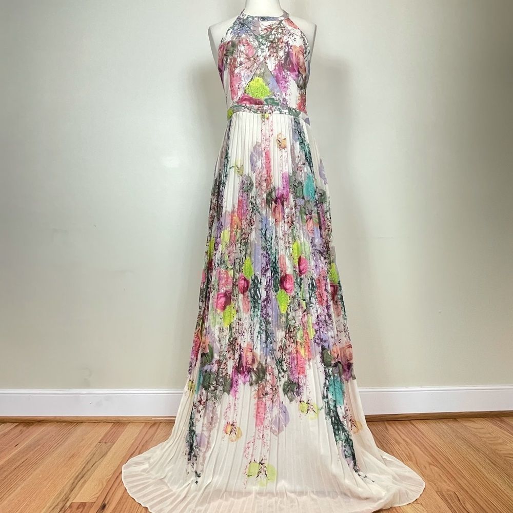 Karlie Halter Floral Maxi Dress